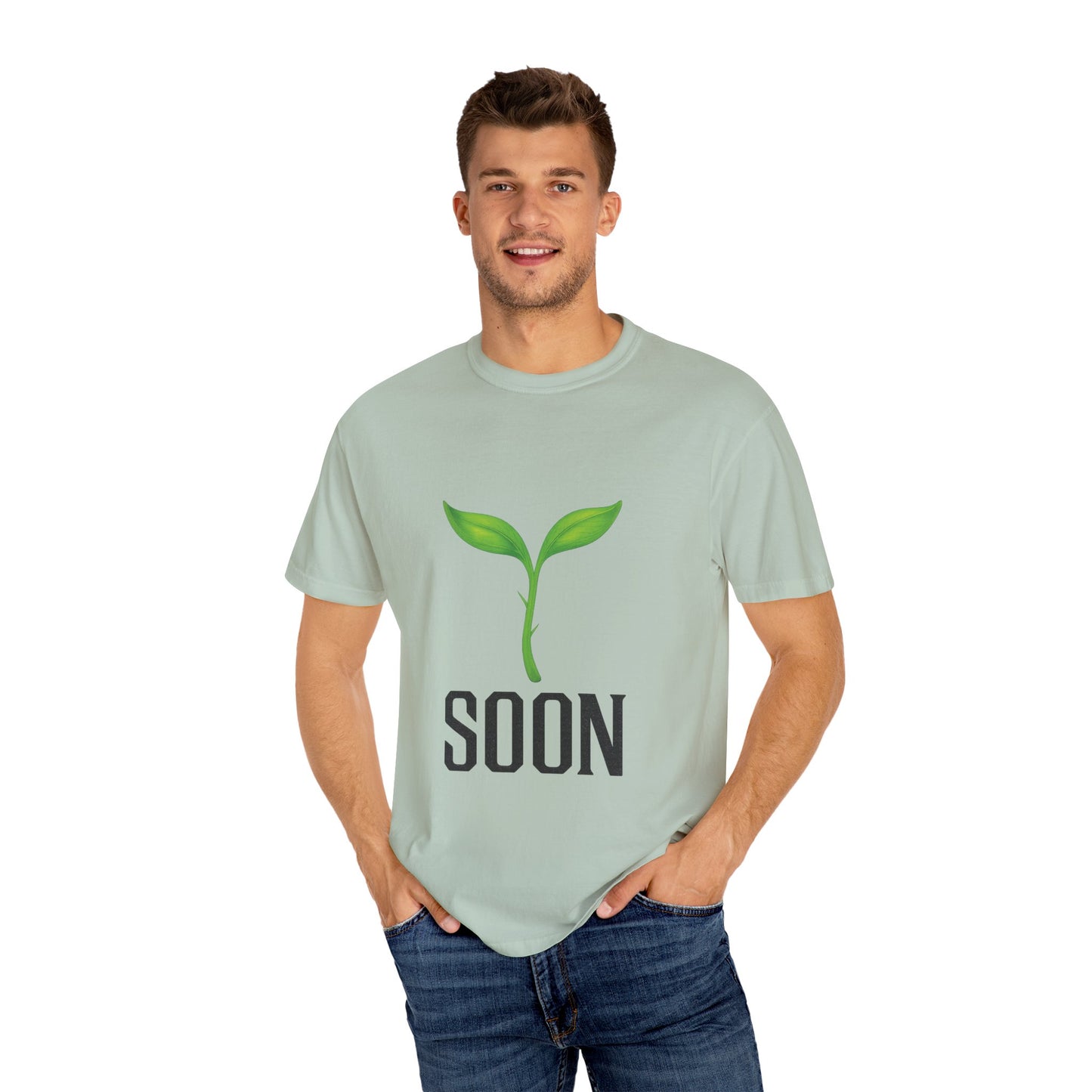 Green Vine Emoji “SOON” Tee – Internet Meme Unisex Shirt