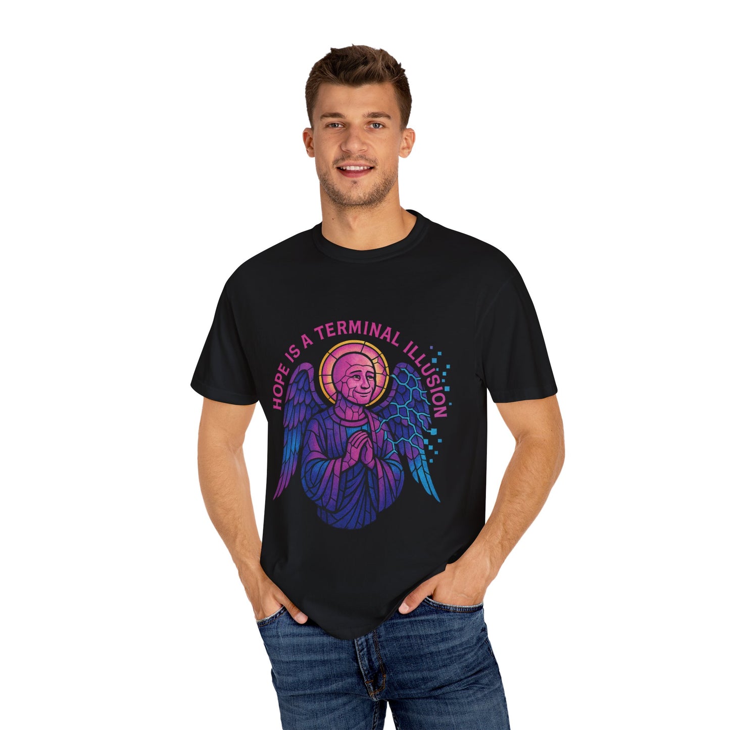 Tomb’er Angel Wojak Tee – Hope Is a Terminal Illusion