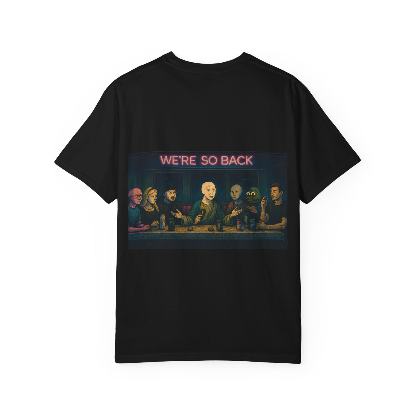 Wojak’s Last Supper — “Doomer Banquet” Meme Tee