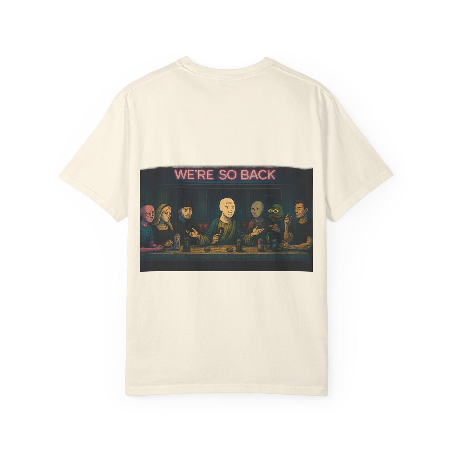 Wojak’s Last Supper — “Doomer Banquet” Meme Tee