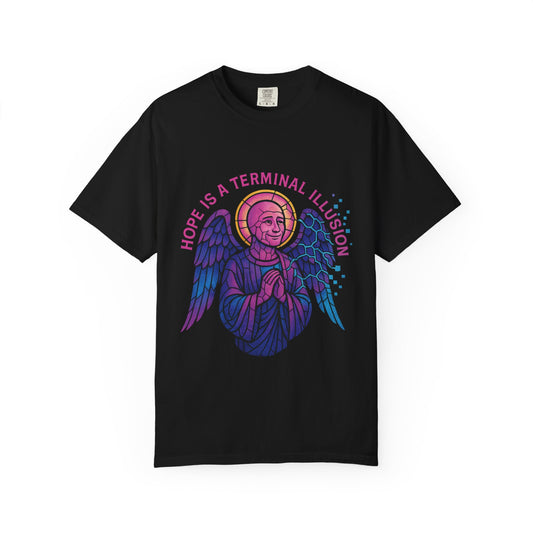 Tomb’er Angel Wojak Tee – Hope Is a Terminal Illusion