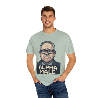 Tim Walz Worried Face "Alpha Male" Meme Tee