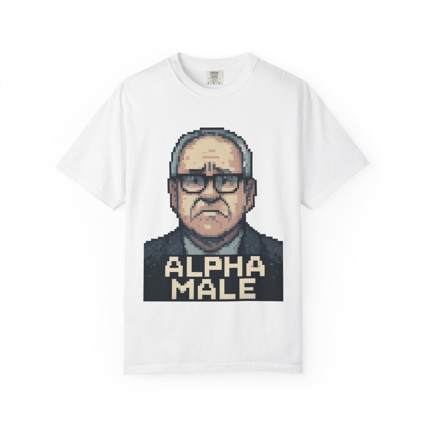 Tim Walz Worried Face "Alpha Male" Meme Tee
