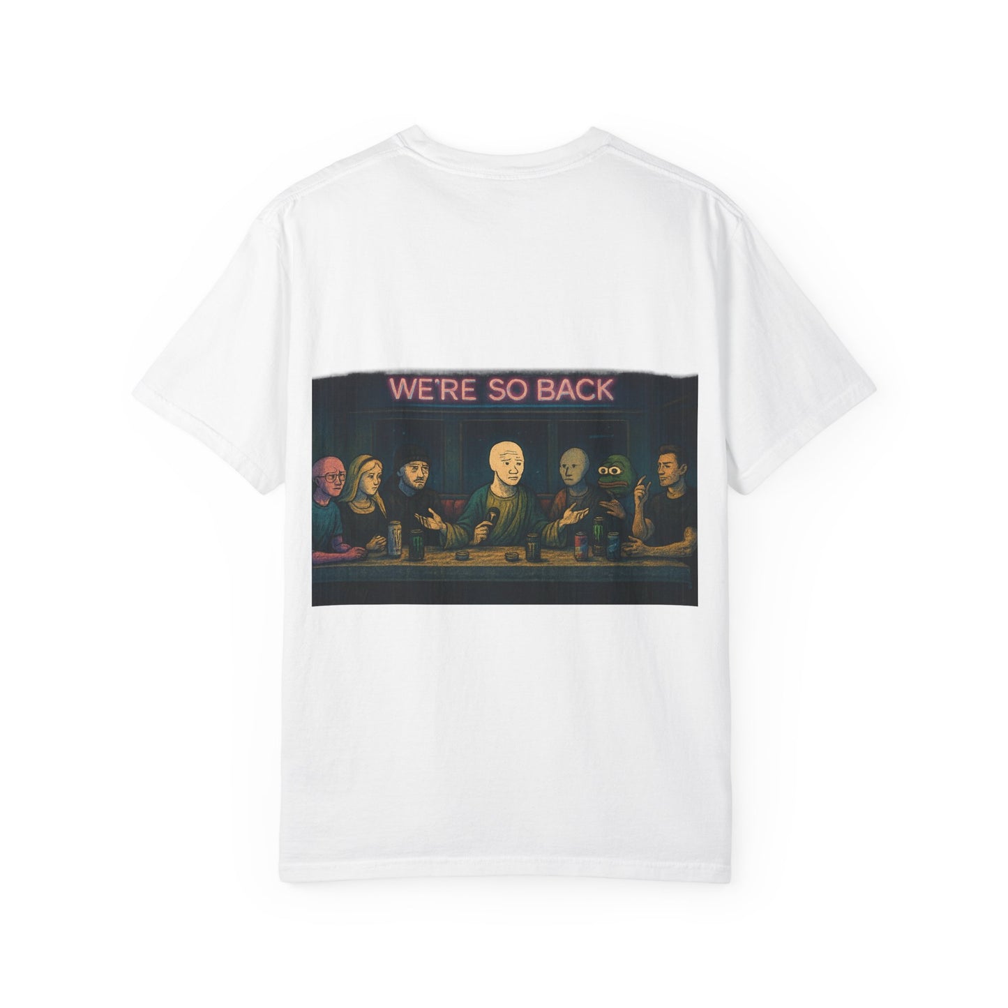 Wojak’s Last Supper — “Doomer Banquet” Meme Tee