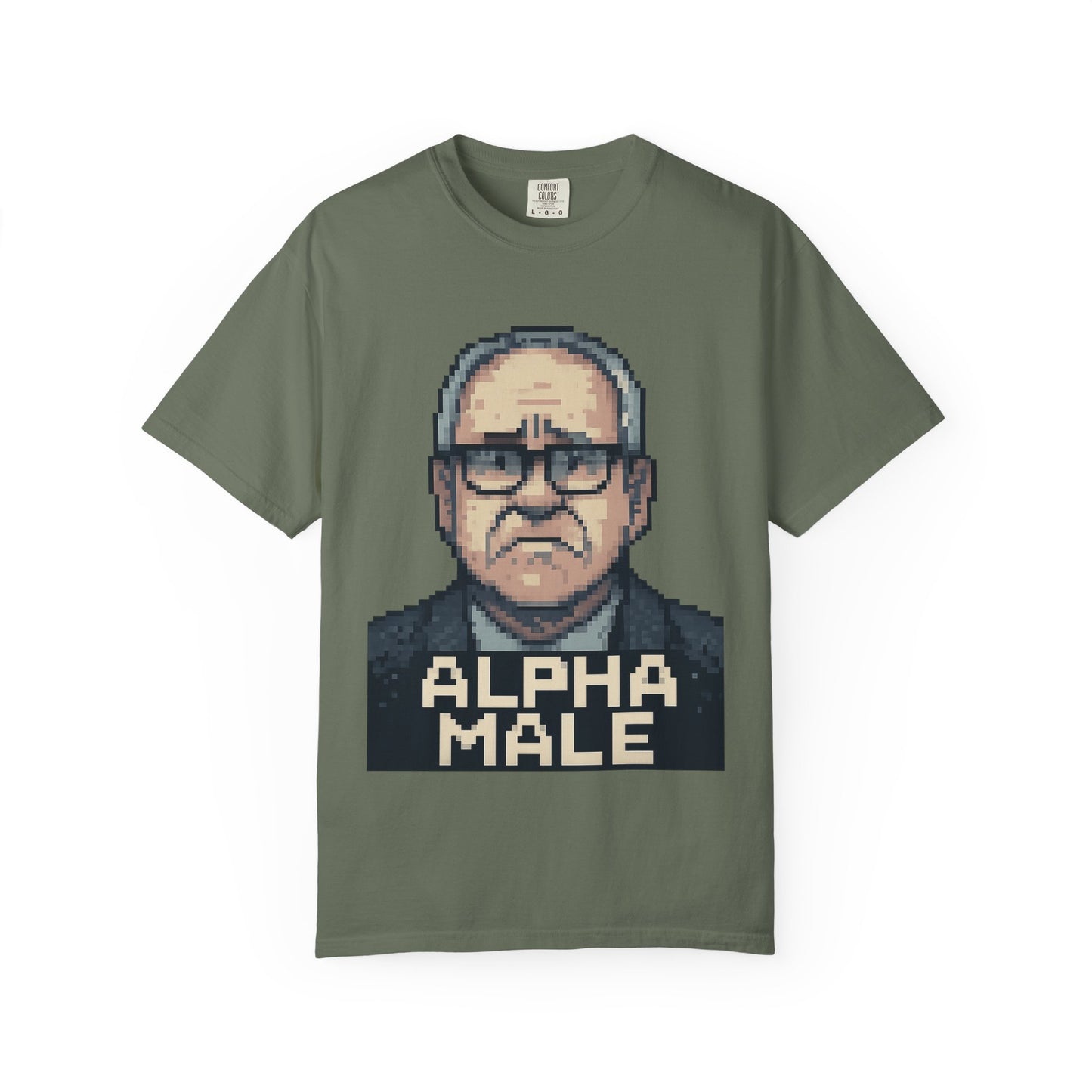 Tim Walz Worried Face "Alpha Male" Meme Tee
