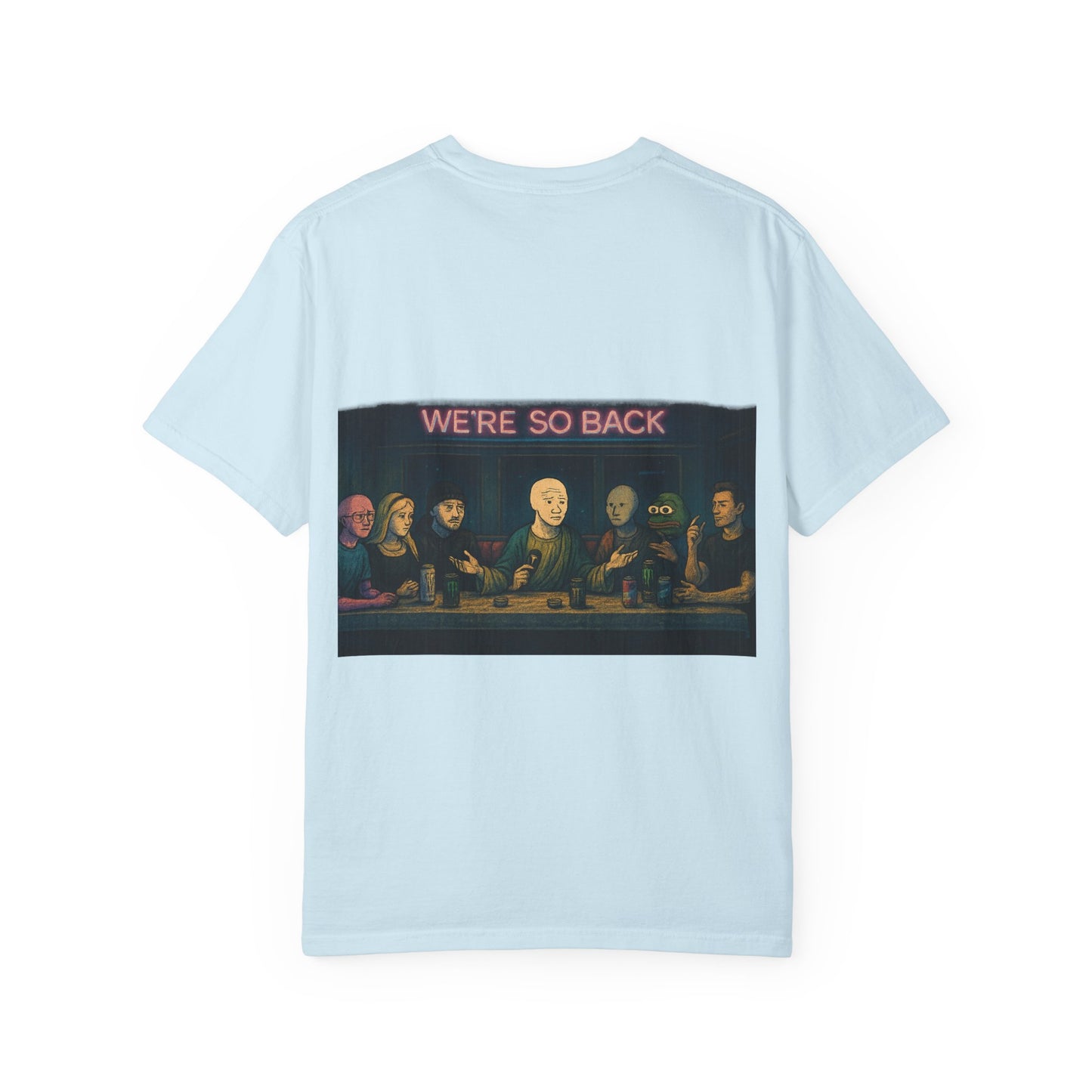 Wojak’s Last Supper — “Doomer Banquet” Meme Tee