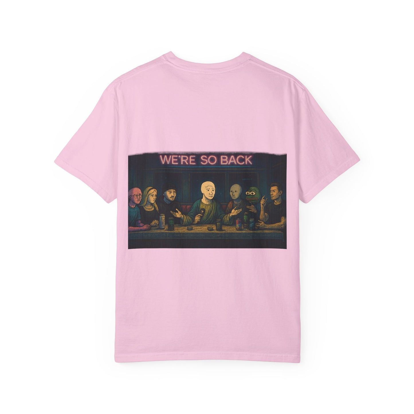 Wojak’s Last Supper — “Doomer Banquet” Meme Tee