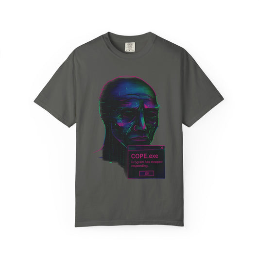 COPE.exe | Glitch Wojak Premium Tee – Limited Print